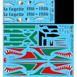 Syhart 122 - 2x Mirage IIIE "Régent Papa" 70 ans EC2/4 La Fayette" 1916-1986