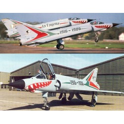 Syhart 122 - 2x Mirage IIIE "Régent Papa" 70 ans EC2/4 La Fayette" 1916-1986