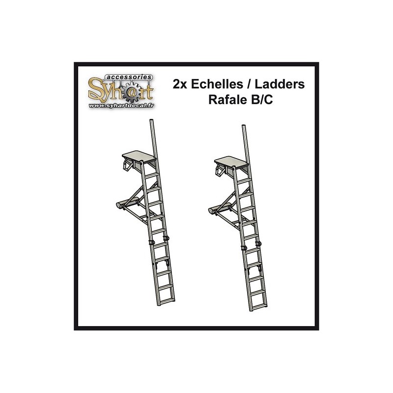 A014 - Echelles pour Rafale B/C (et variantes) - (1/72)