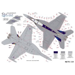 Syhart 119 - EA-18G Growler A46-306 "100 Years 6 Squadron" RAAF - 2017
