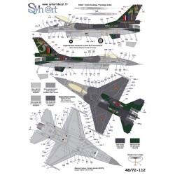 Syhart 112 - F-16AM Falcon FA-129 "75 years 350Sqn" Belgian Air Force - 2016