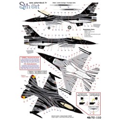Syhart 110 - F-16AM Falcon FA-101 "Solo Display 2018 - Dark Falcon" Belgian Air Force