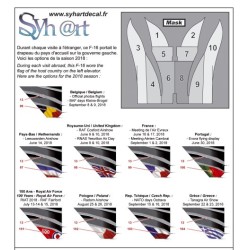 Syhart 110 - F-16AM Falcon FA-101 "Solo Display 2018 - Dark Falcon" Belgian Air Force