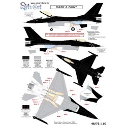 Syhart 110 - F-16AM Falcon FA-101 "Solo Display 2018 - Dark Falcon" Belgian Air Force