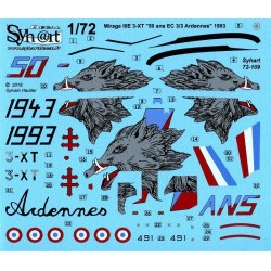 Syhart 109 - Mirage IIIE 3-XT "50 ans EC 3/3 Ardennes 1993"
