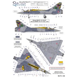 Syhart 108 - Mirage 2000-5F 188-ET "70 ans EC3/11 Corse" 2013 & Mirage 2000-5F 188-EF "100 ans SPA88" EC3/11 "Corse" 2017