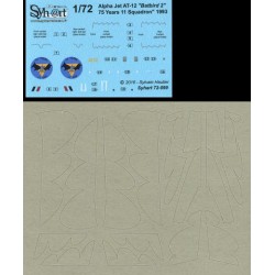 Syhart 099 - Alpha Jet AT12 "75 Years 11Sqn - Batbird II" Belgian Air Force 1993