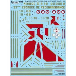 Syhart 086 -  Mirage IIIRD 33-TG "90000h Mirage IIIR.RD" ER 3/33 Moselle 1988