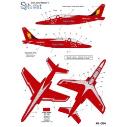 Syhart 084 - Alpha Jet AT26 "Solo Display 2001-2003" Belgian Air Force