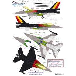 Syhart 083 - F-16AM Falcon FA-123 "Solo Display 2015 - Blizzard" Belgian Air Force