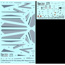 Syhart 082 - F-16AM Falcon FA-134 "Solo Display 2009" Belgian Air Force