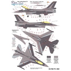 Syhart 082 - F-16AM Falcon FA-134 "Solo Display 2009" Force Aérienne Belge