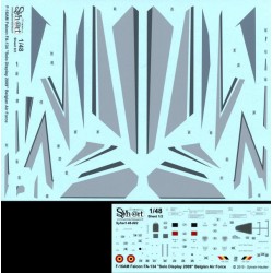 Syhart 082 - F-16AM Falcon FA-134 "Solo Display 2009" Belgian Air Force