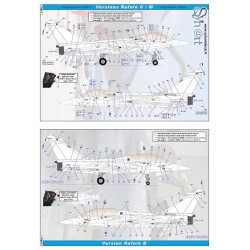 Syhart 915S - Rafale B/C/M "Standard stencils" (French versions)