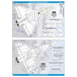 Syhart 915S - Rafale B/C/M "Standard stencils" (French versions)