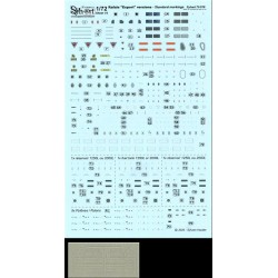 Syhart 918S - Rafale exports "Standard stencils" (English language for export versions)