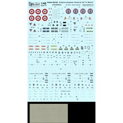 Syhart 915S - Rafale B/C/M "Standard stencils" (French versions)