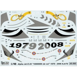 Syhart 066 - Alpha Jet E25 "1000000 Flight hours" 2008 AJeTS - French Air Force