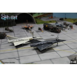 Syhart 022 - Mirage IIIRS R-2110 & R-2116 Black & White