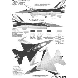 Syhart 071 - F-16AM Falcon FA-84 "Solo Display 2012-2013" Belgian Air Force
