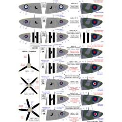Syhart 908 - Spitfires of 350 Squadron - RAF & Belgian AF 1941 - 1949