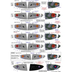 Syhart 908 - Spitfires of 350 Squadron - RAF & Belgian AF 1941 - 1949