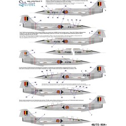 Syhart 904 - CF-100 Canuck & TF/F-104G Starfighter 350Sqn - Belgian Air Force