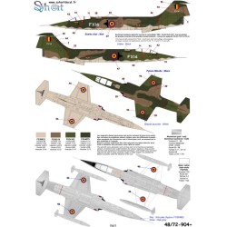 Syhart 904 - CF-100 Canuck & TF/F-104G Starfighter 350Sqn - Belgian Air Force