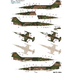 Syhart 904 - CF-100 Canuck & TF/F-104G Starfighter 350Sqn - Belgian Air Force