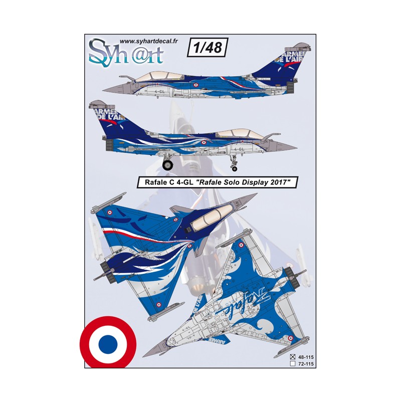 Syhart 115 - Rafale C 4-GL "Rafale Solo Display 2017"