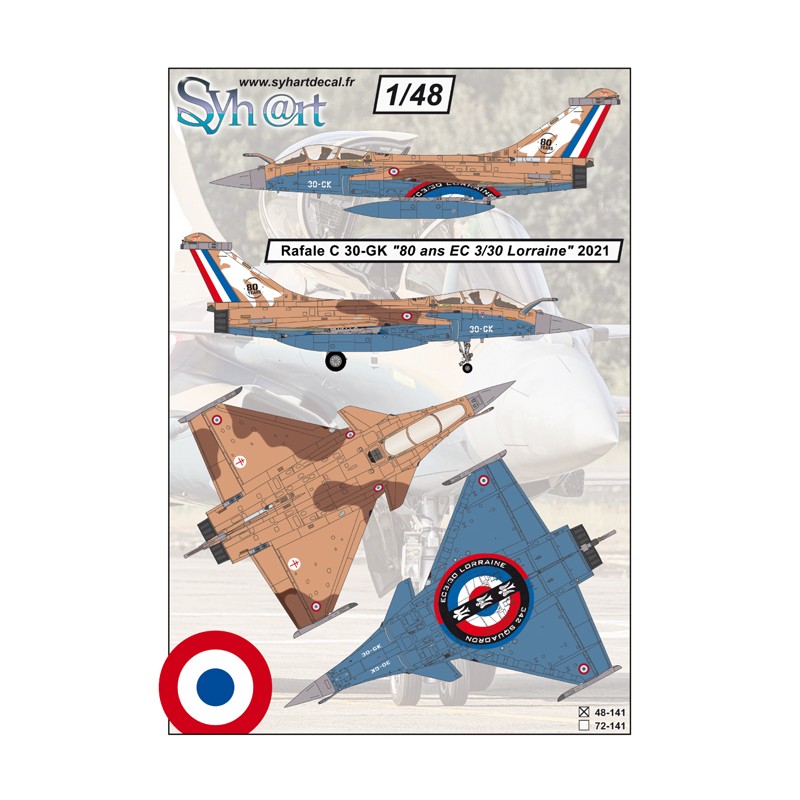 Syhart 141 - Rafale C 30-GK "80 years EC 3/30 Lorraine" 2021