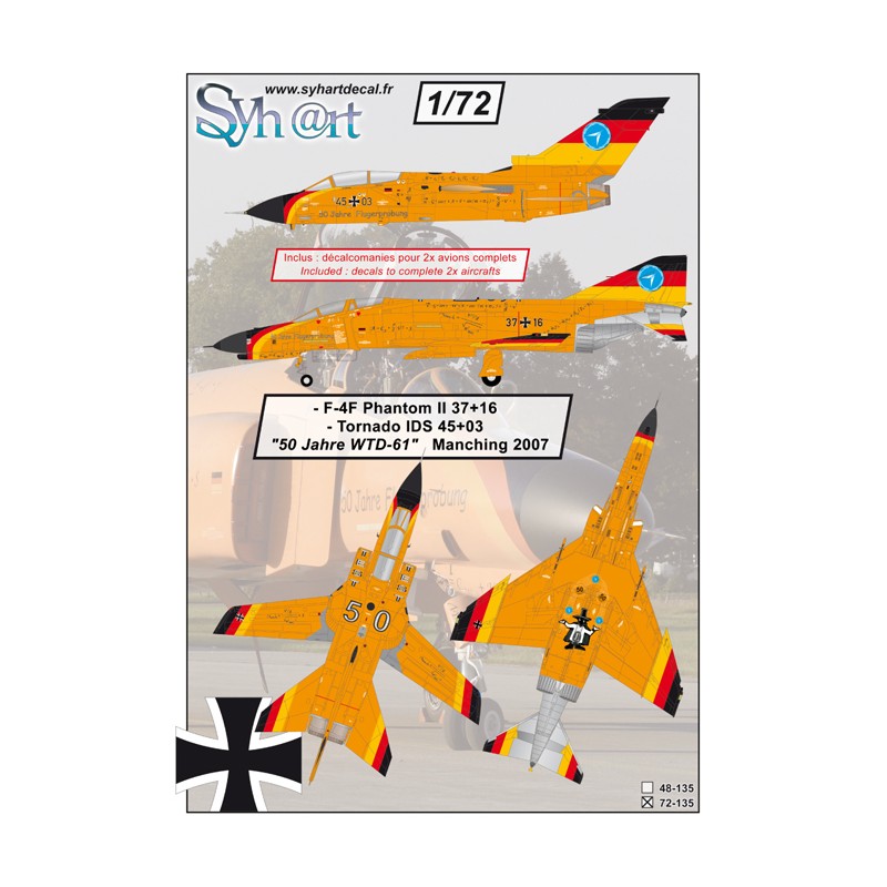 Syhart 135 - F-4F Phantom II 37+16 & Tornado IDS 45+03 "50 Jahre WTD-61" 2007