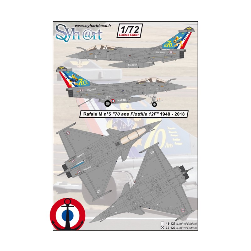 Syhart 127 - Rafale M no.5 "70 years Flottille 12F" 2018