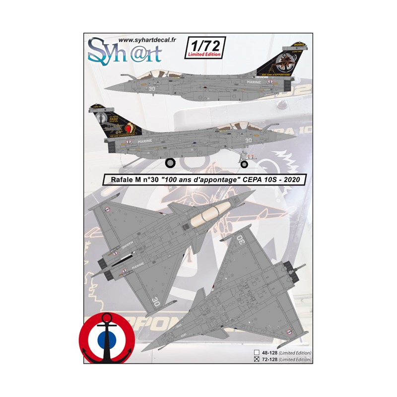 Syhart 128 - Rafale M no.30 "100 years arrested landing" CEPA 10S 2020
