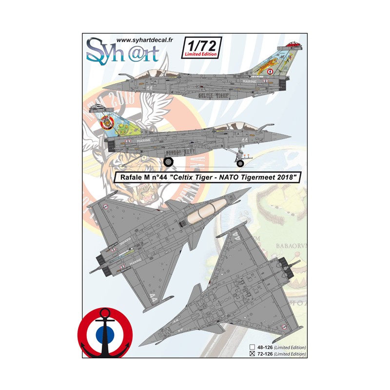Syhart 126 - Rafale M no.44 "Celtix Tiger - Tigermeet 2018" Flottille 11F