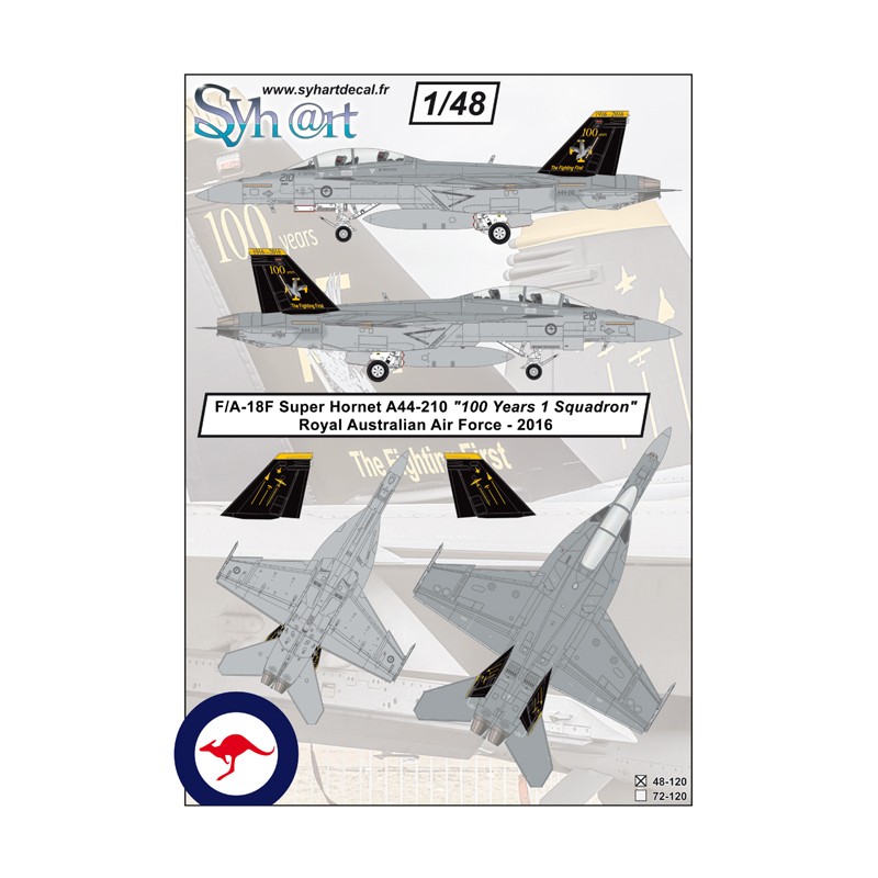 Syhart 120 - F/A-18F Super Hornet A44-210 "100 Years 1 Squadron" RAAF - 2016