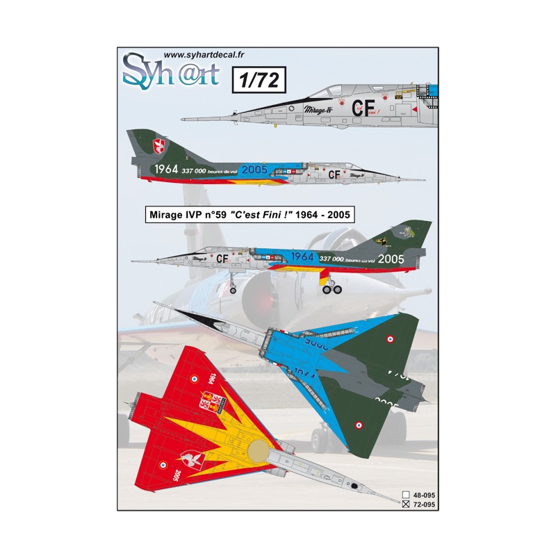 Syhart 095 - Mirage IVP n°59 CF "C'est Fini" 1964-2005