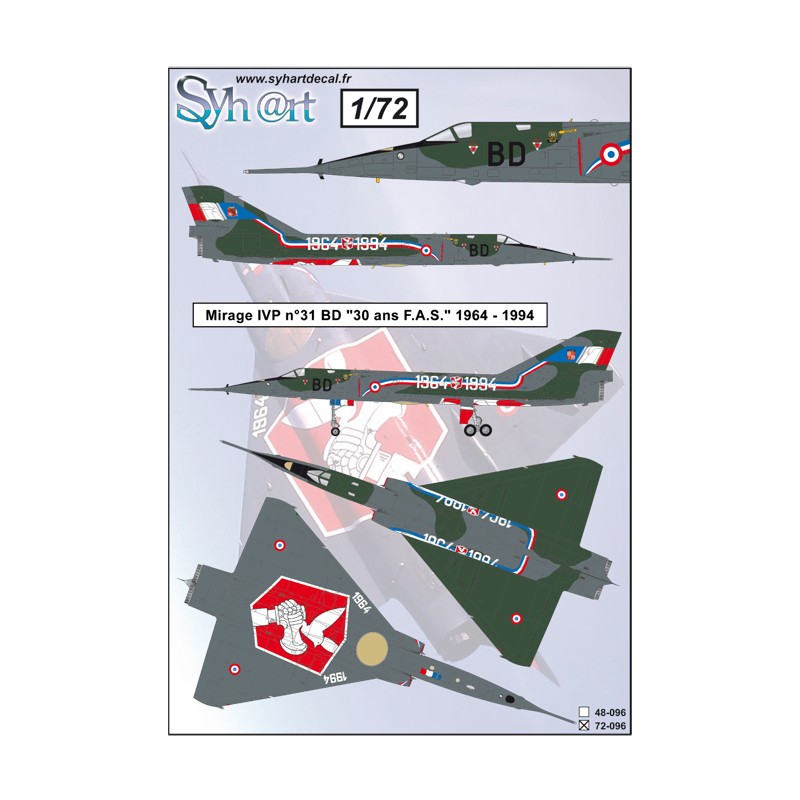 Syhart 096 - Mirage IVP n°31 BD "30ans FAS" 1964-1994