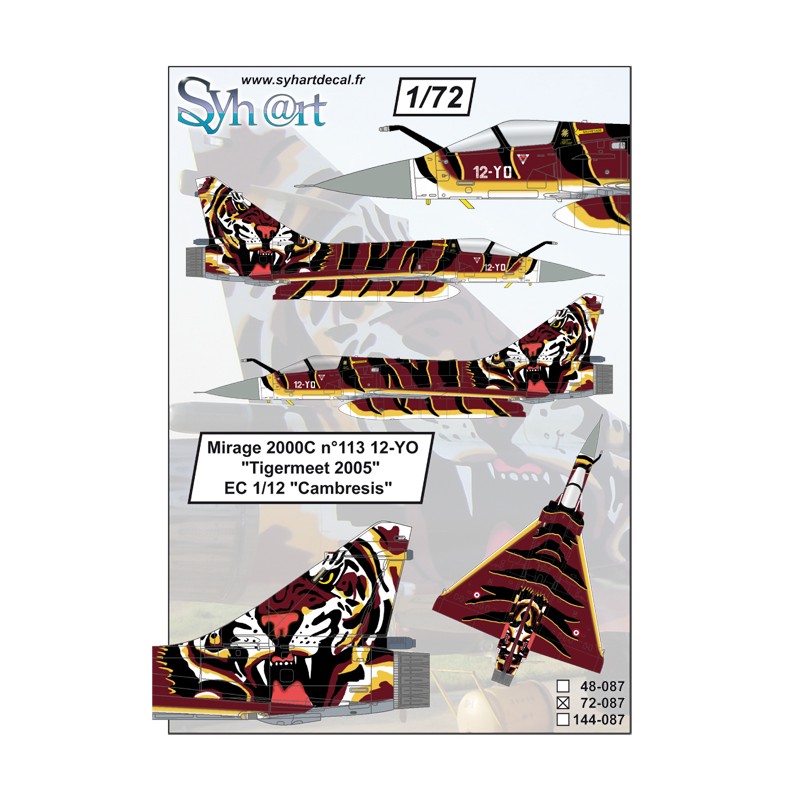 Syhart 087 - Mirage 2000C 12-YO "Tigermeet 2005"