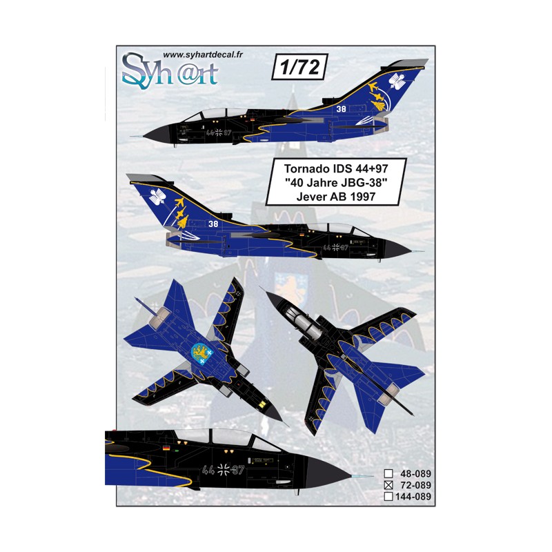 Syhart 089 - Tornado IDS 44+97 "40 Jahre JBG-38" Jever AB 1997