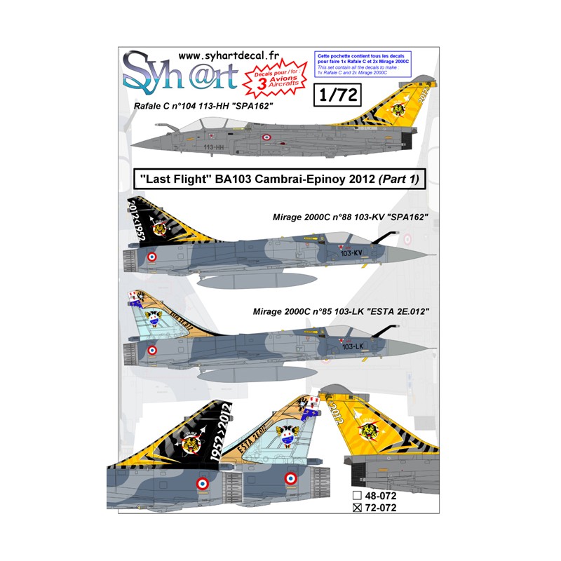 Syhart 072 - "Last Flight" BA103 Cambrai-Epinoy 2012 (Part 1)