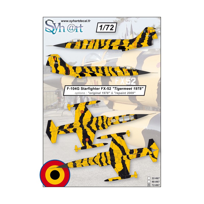Syhart 067 - F-104G Starfighter FX-52 "Tigermeet 1978" 31Sqn - Belgian Air Force