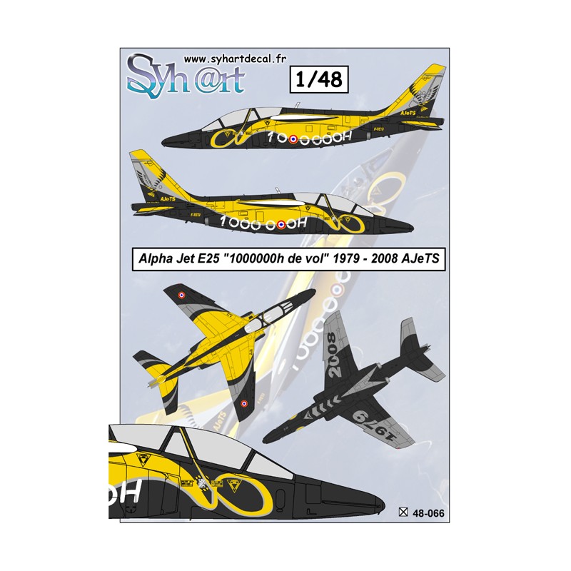 Syhart 066 - Alpha Jet E25 "1000000 Flight hours" 2008 AJeTS - French Air Force