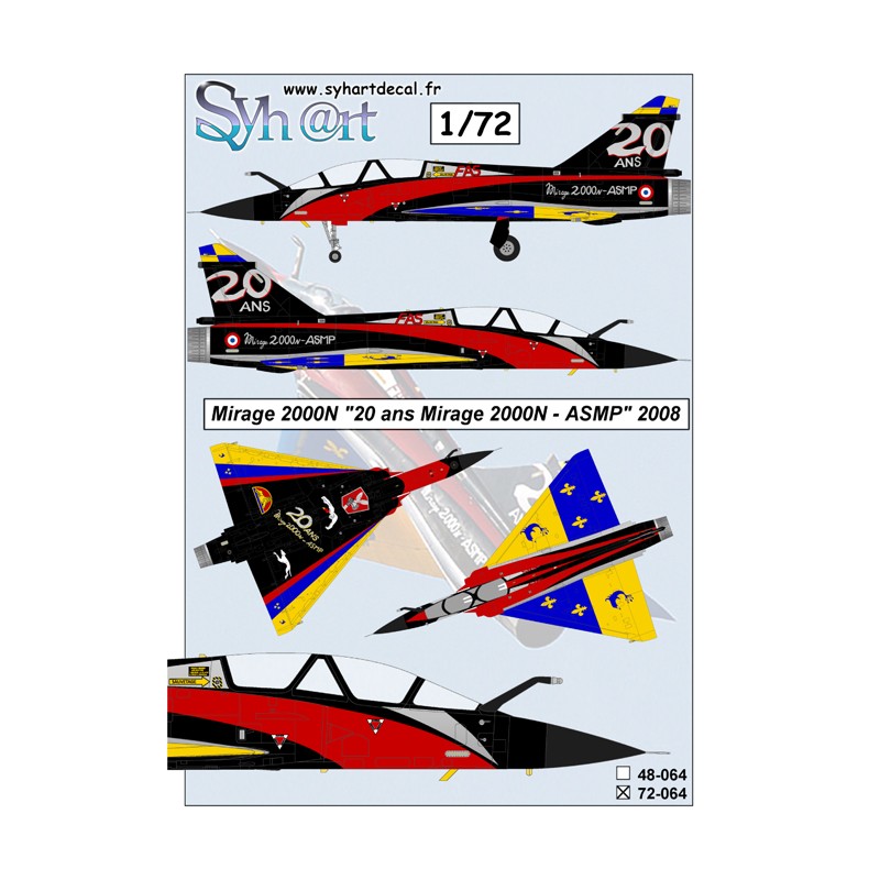 Syhart 064 - Mirage 2000N "20 years Mirage 2000N ASMP" EC1/4 Dauphiné 2008