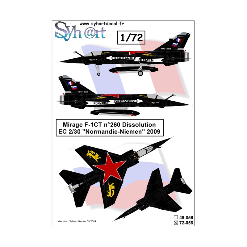 Syhart 056 - Mirage F-1CT n°260 "Retirement EC 2/30 Normandie-Niemen" 2009