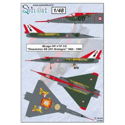 Syhart M4P - Pack 5x Mirage IVP "special schemes"
