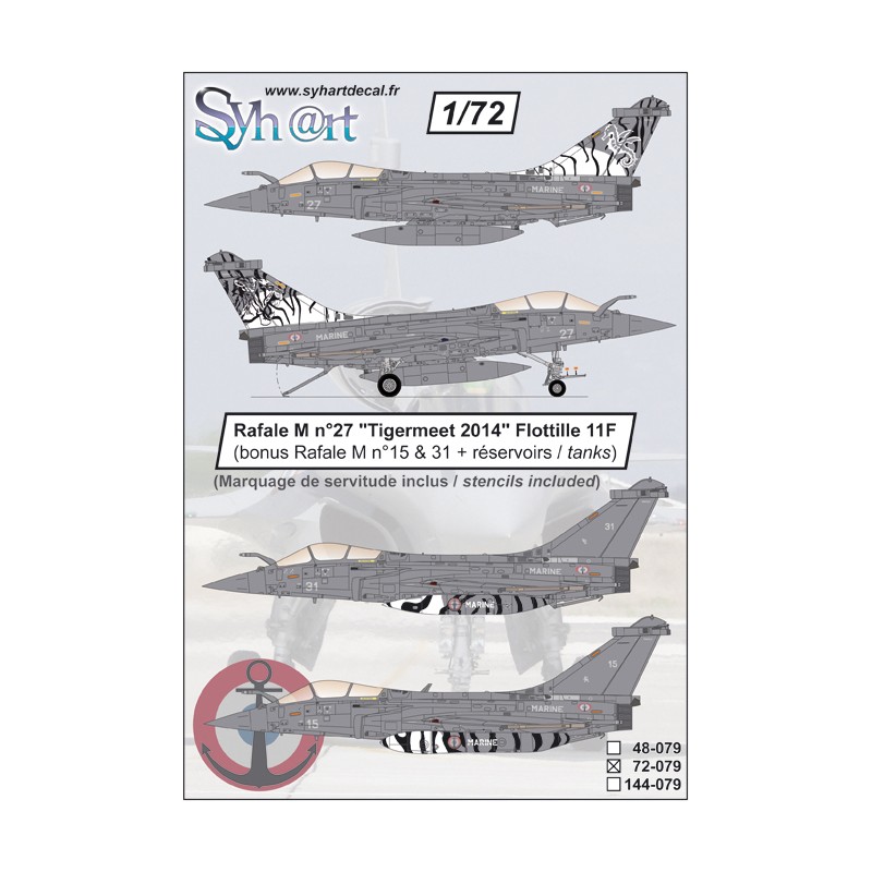 Syhart 079 - Rafale M n°27 "Tigermeet 2014" Flottille 11F