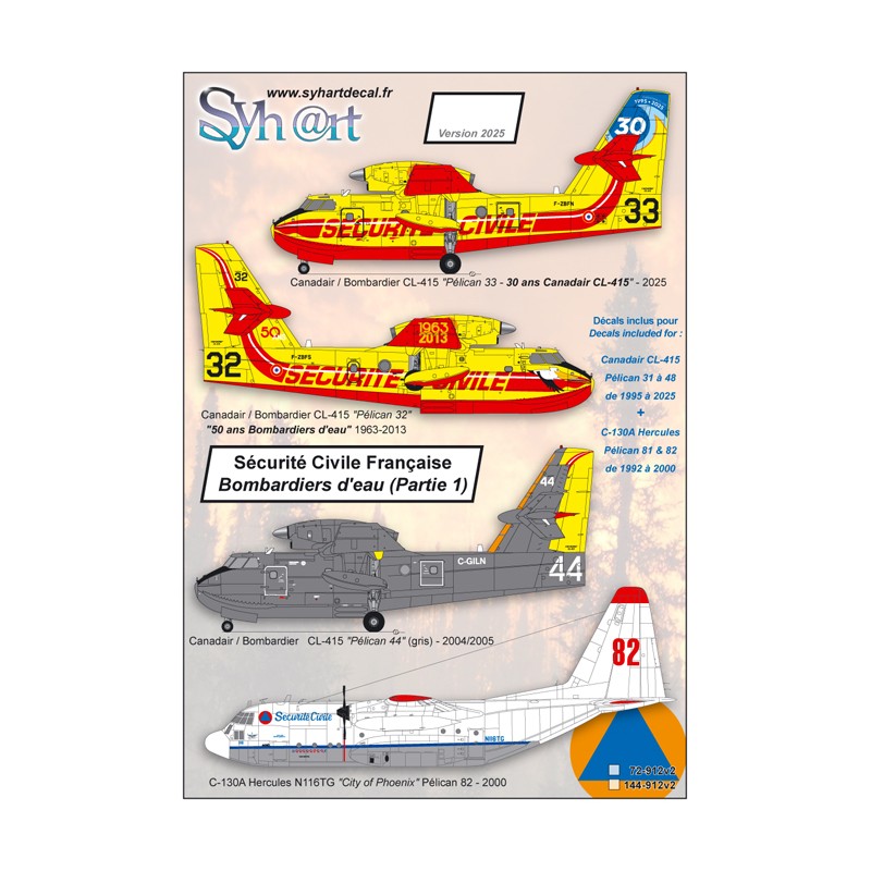 Syhart 912v2 - French fire Fighters "Sécurité Civile " (Part 1)