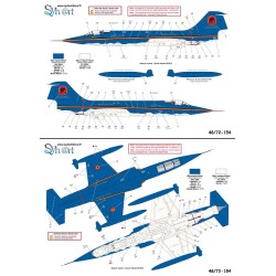 Syhart 154 - F-104G Starfighter FX-94 "1st Log Wing" Belgian Air Force 2000-2002