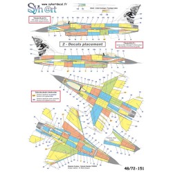 Syhart 151 + paints - F-16AM Falcon E-006 "Dannebrog 50 years F-16" Royal Danish AF - 2024